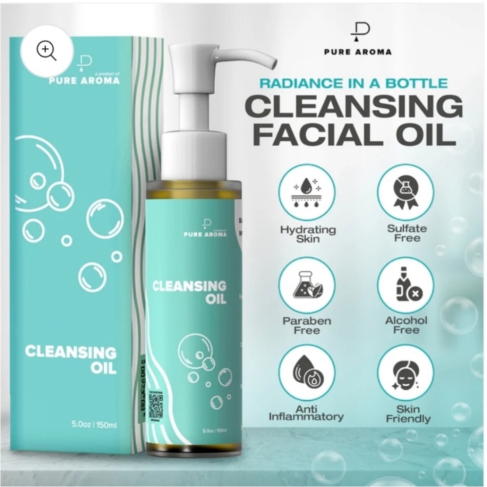 Pure Aroma Cleansing Oil | Facial Cleanser, Daily Makeup Removal NIB